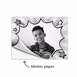 VTech KidiZoom PrintCam Paper Refill 10-Pack  White With 8 Regular Pap