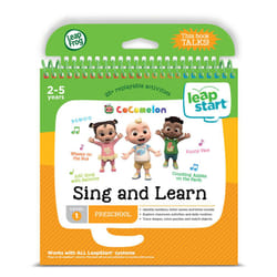 LeapStart Level 1 (Nursery) CoComelon Sing and Learn Book, Compatible with LeapStart Systems, 25+ Interactive Games & Activities, Educational Book for