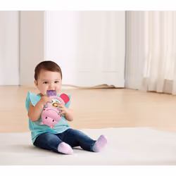 Vtech Little Friendlies Happy Hippo Teether Pink