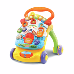 VTech Super Trotteur Parlant 2 En 1 Orange, 0.75 yr(s), Batteries required, AA, Multicolour