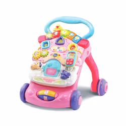 VTech Super Trotteur Parlant 2 En 1 Rose, 0.75 yr(s), Batteries required, AA, Rose