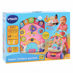 VTech Super Trotteur Parlant 2 En 1 Rose - Additional view 6