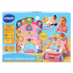VTech Super Trotteur Parlant 2 En 1 Rose - Additional view 7