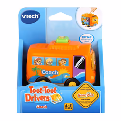 Vtech Toot-Toot Drivers Coach With 3 Songs and 6 Melodies Preschool Toy Ages 1- 5 Years