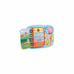 Peppa Pig: Learn & Discover Book, Official Character Educational Learning Toy, Music, Phrases & Voice of Peppa Pig, Learn Letters & Words, Gift for