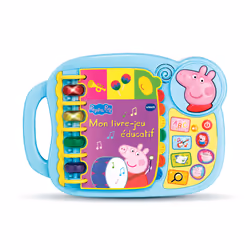 VTech Peppa Pig - Mon Livre-Jeu Éducatif, 1.5 yr(s), Plastic, Multicolour