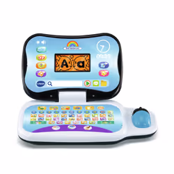 VTech Jouets Electroniques Educatifs ORDI GENIUS PRO NOIR, 3 yr(s), Batteries required, AA, Plastic, Black