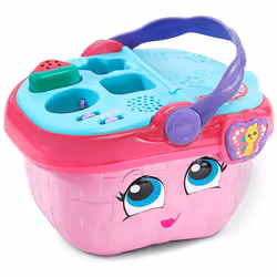 LeapFrog 603603 Shapes & Sharing Picnic Basket Baby Toy Educational and Interactive 16 Pieces for Creative and Learning Play For Boys & Girls 6 months