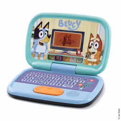 VTech Jouets Electroniques Educatifs BLUEY - MON ORDI INTERACTIF, 3 yr(s), Batteries required, AA, Plastic, Blue