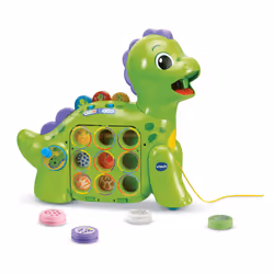 VTech Baby MON DINO APPRENTI GLOUTON, 1.5 yr(s), Batteries required, AA, Plastic, Green