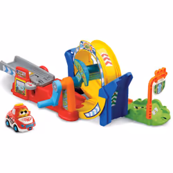 Vtech Toot-Toot Drivers 360 Degree Loop Track Playset With Vtech SmartPoint Race Car