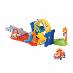Vtech Toot-Toot Drivers 360 Degree Loop Track Playset With Vtech SmartPoint Race Car
