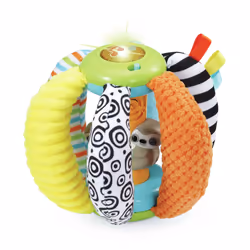 VTech Baby LUMI'BALLE SENSORIELLE, 0.5 yr(s), Batteries required, AAA, Textile, Multicolour