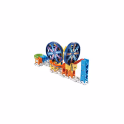 Marble Rush Fun Fair Set, Construction Toys for Kids, 5 Marbles and 26 Building Pieces, Electronic Track Set for Boys & Girls, Colour-Coded Building