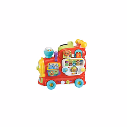 VTech 4-in-1 Alphabet Train, Baby Walker with Lights, Sounds and Songs, Educational Toys Teaches Animals, Colours, Numbers and More, Preschool Le