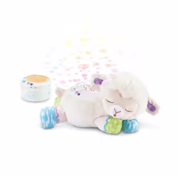 VTech Baby MANON, LUMI MOUTON NUIT ÉTOILÉE 3 EN 1, 0 yr(s), AA, Textile, White