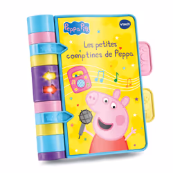 VTech Jouets Educatifs Licence PEPPA - LES PETITES COMPTINES, 0.5 yr(s), Batteries required, AAA, Plastic, Multicolour