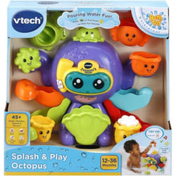 VTech Splash & Play Octopus Interactive Bath Time Activity Toy with Sounds & Phrases