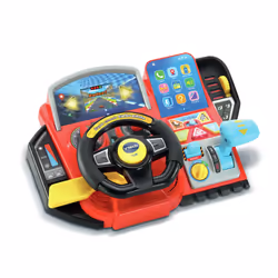 VTech Jouets Electroniques Educatifs SUPER CONSOLE TURBO PILOTE, 3 yr(s), Batteries required, AA, Plastic, Green