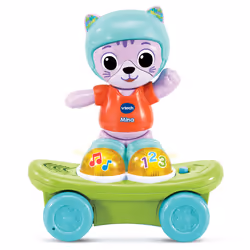 VTech Baby MINA, MON CHAT ROULI'GOLO, 1 yr(s), Batteries required, AAA, Plastic, Multicolour