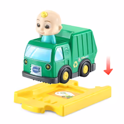 VTech CoCoMelon Go! Go! Smart Wheels JJs Recycling Truck and Track