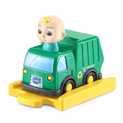 VTech CoCoMelon Go! Go! Smart Wheels JJs Recycling Truck and Track