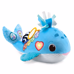 VTech Play Green OCÉANE, MA BALEINE MUSICALE, 0.25 yr(s), Batteries required, AA, Fabric, Blue