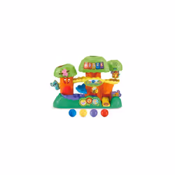 Baby Pop & Play Activity Tree, Interactive Baby Toy with Coloured Balls, Lights & Music, Learn Numbers & Animals, Gift for In ...