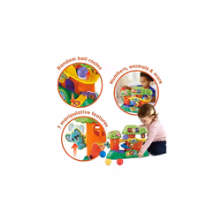 Baby Pop & Play Activity Tree, Interactive Baby Toy with Coloured Balls, Lights & Music, Learn Numbers & Animals, Gift for Infants & Toddlers 1, 2, 3