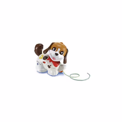 VTech Baby Walk & Woof Puppy, Pull-Along Baby Toy Dog with Music, Letters & Phrases, Interactive Gift for Infants 1, 2, 3 yea ...