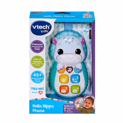 Vtech Baby Hello Hippo Phone Blue Interactive Toy