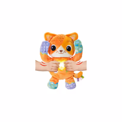 Baby Peek-a-Boo Paws, Interactive Peek-A-Boo Toy with Soothing Nature Sounds, Songs & Melodies, Soft Sensory Kitty, Gift for Babies 10, 12, 18, 24
