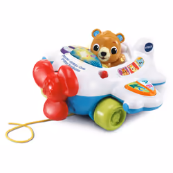 VTech Baby SUPER AVION DES P'TITS LOULOUS, 0.75 yr(s), Batteries required, AAA, Plastic, Multicolour