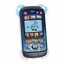 Super Songs Music Player, Interactive Music Player with 10 songs, included headphones, 4 music genres, 2 modes & 3