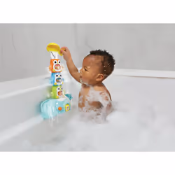 Stack and Slide Penguin Pals, Interactive Stacking Bath Toy for Sensory Play, 3 Stacking Penguins, Songs, Phrases and Melodies, Gift for Toddler 12,