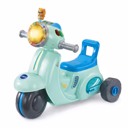 VTech Baby PORTEUR SCOOTER INTERACTIF, 1 yr(s), Batteries required, AA, Plastic, Multicolour
