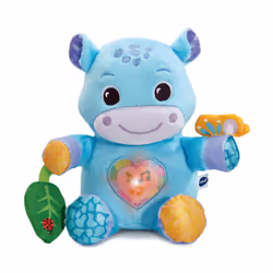 VTech Baby THÉO, MON HIPPO CALIN, 0.25 yr(s), Batteries required, AAA, Fabric, Blue