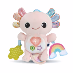 VTech Baby ELIOTT, BEBE AXOLOTL MUSICAL, 0.25 yr(s), Sounding, Batteries required, AAA, Fabric, Multicolour