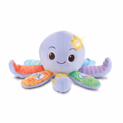 VTech Baby LILA, LUMI PIEUVRE MUSICALE, 0.25 yr(s), Batteries required, AAA, Fabric, Violet