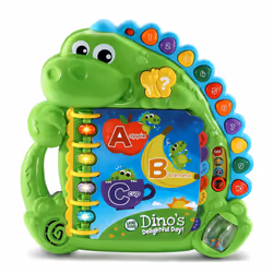 LeapFrog Dino's Delightful Day Alphabet Book Green