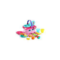 LeapFrog Shapes & Sharing Picnic Basket  Pink 6.22 x 8.66 x 6.69 inche