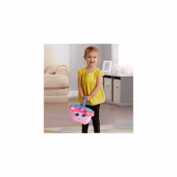 LeapFrog Shapes & Sharing Picnic Basket  Pink 6.22 x 8.66 x 6.69 inche