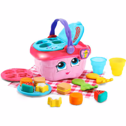 LeapFrog Shapes & Sharing Picnic Basket Pink