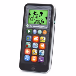 LeapFrog Chat and Count Emoji Phone, Black Small