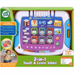 LeapFrog Multicolour 2 in 1 Touch and Learn Tablet