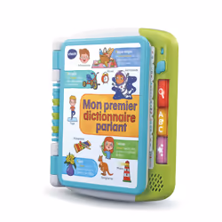 VTech Jouets Electroniques Educatifs MON PREMIER DICTIONNAIRE PARLANT, 3 yr(s), AA, Plastic, Multicolour