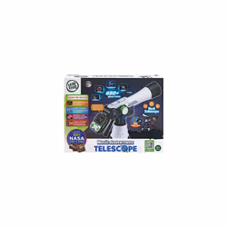 Leapfrog Magic Adventures Telescope, Kids Telescope for Beginner, Star Gazing Astronomy Toy, 100+ NASA Images & Videos,