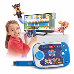 VTech Jouets Electroniques Educatifs PAT PATROUILLE - ABC SMILE TV, 3 yr(s), AA, Plastic, Blue