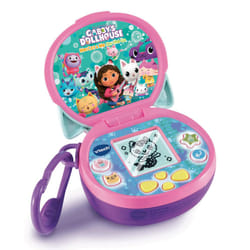 Gabby's Dollhouse MerCat & Me On-the-Go, Official Gabby's Dollhouse Toy with 4 Interactive Games & Bag Attachment, For Memory, Maths & Problem Solving