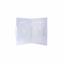 1 x Amaray Double Clear DVD Case (Face on Face) 14mm Spine in Dragon Trading Packaging
